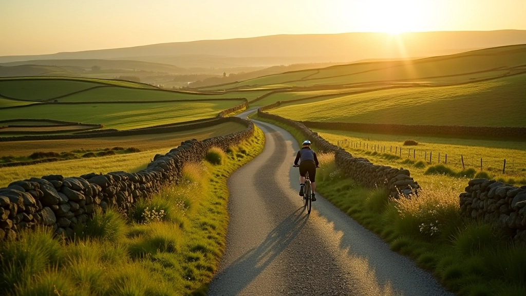 Burren countryside cycling routes through karst landscape
